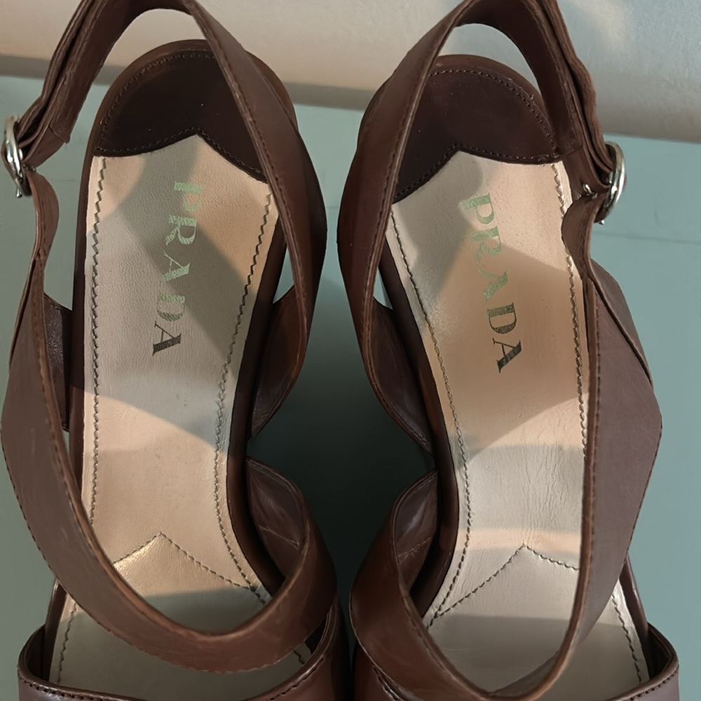 Brown Prada Wedges - Picture 2 of 5